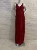 chiffon maternity sleeveless photography dress