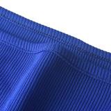 Fall Women's Casual Ribbed Basic Top Solid Color Long Sleeve Tight Fitting Jumpsuit