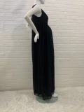 chiffon maternity sleeveless photography dress