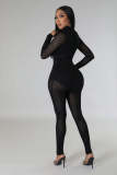 Women's Fashion Wool Knitting Jumpsuit