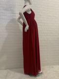 chiffon maternity sleeveless photography dress