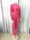 Women's Fashion Wool Knitting Jumpsuit