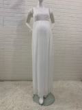 chiffon maternity sleeveless photography dress