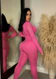 Women's Fashion Wool Knitting Jumpsuit