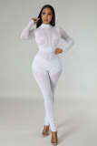 Women's Fashion Wool Knitting Jumpsuit