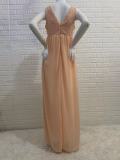 chiffon maternity sleeveless photography dress