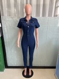 Women Sexy Denim Jumpsuit