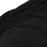 Trendy Strapless Beaded Cropped Dress for Clubbing