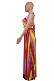 Summer Women's Slip Dress Maxi Casual Printed Dress Fashion Clothing