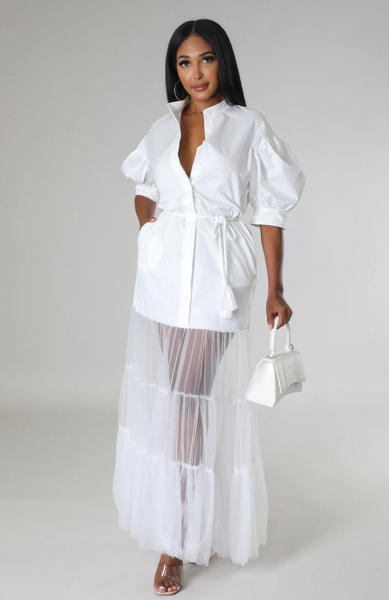 White Short Sleeve Shirt for Casual Wear