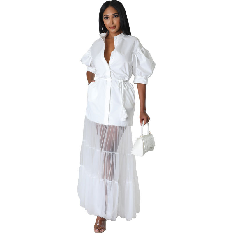 White Short Sleeve Shirt for Casual Wear