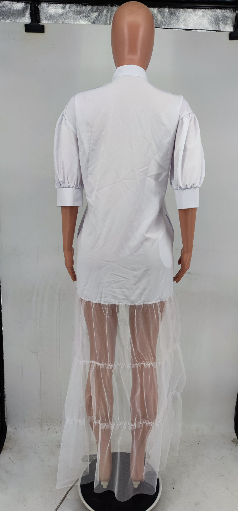 White Short Sleeve Shirt for Casual Wear