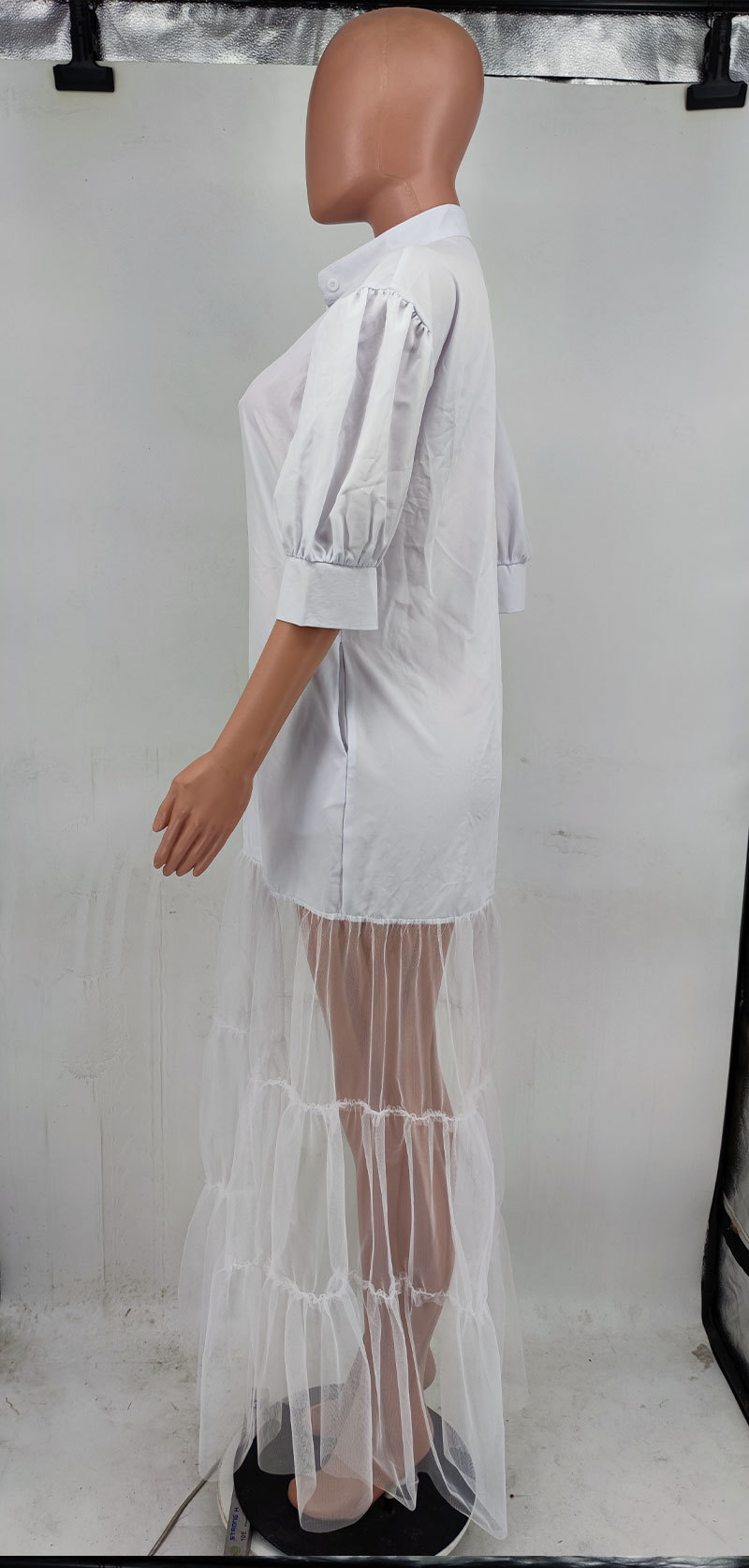 White Short Sleeve Shirt for Casual Wear