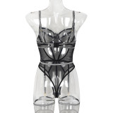sexy lingerie gold silk beautiful lines mesh teddy lingerie