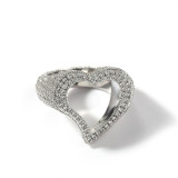 Cutout Heart Fashion Ring
