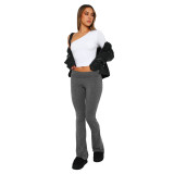 Women's Fashion Comfortable Slim Fit Low Rise Bell Bottom Pants