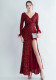 Long Sequins Plus Size Fat Beauty Formal Party Evening Dress