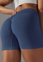 Seamless knitting breathable solid color cross waist yoga shorts running fitness Hot Shorts women Seamless knitting breathable solid color cross waist yoga shorts running fitness Hot Shorts women