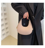 Baguette bag women's spring fashion retro felt creasing crocodile pattern underarm bag women's shoulder bag