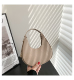 Baguette bag women's spring fashion retro felt creasing crocodile pattern underarm bag women's shoulder bag