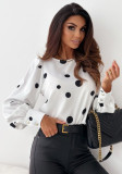 women's autumn tops long sleeve printed shirt