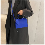 Underarm bag Korean spring popular felt bag crocodile pattern indentation Messenger bag Small square bag Shoulder bag