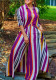 Plus Size Women's Fall Long Sleeve Top and Pants Set