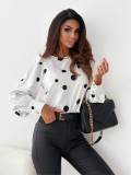 women's autumn tops long sleeve printed shirt