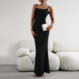 Women Sexy Strap Maxi Dress