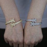 Womens Butterfly Zircon Bracelet Hee