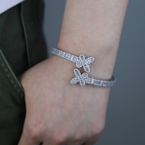 Womens Butterfly Zircon Bracelet Hee