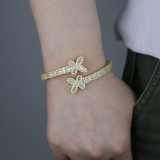 Womens Butterfly Zircon Bracelet Hee