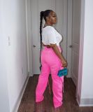 Denim Cargo Pants Multi-Pocket Pants Retro Casual Pocket Pants