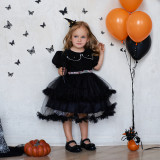 Halloween Girls Lace Princess Dress