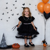 Halloween Girls Lace Princess Dress