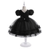 Halloween Girls Lace Princess Dress