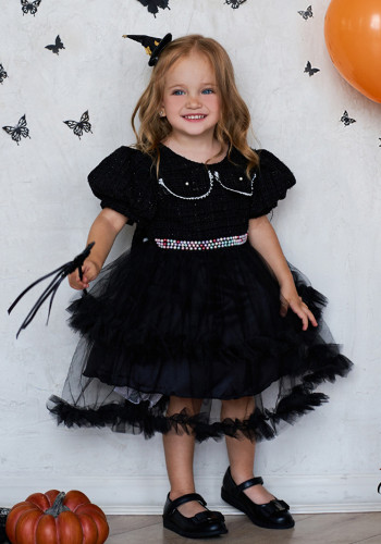Halloween Girls Lace Princess Dress