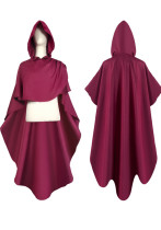 Halloween cos clothing retro medieval knight cape Maxi hooded cloak Halloween cos clothing retro medieval knight cape Maxi hooded cloak
