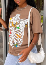 printed Short-sleeved t-shirt women's clothing