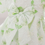 Baby girl dress children's dress short-sleeved skirt child princess girl's first birthday dress