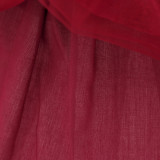 Children's Princess Dress Flower Girl Puff Sleeve Performance Clothing Trailing Dress