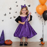 Halloween children's costume cosplay witch party performance costume