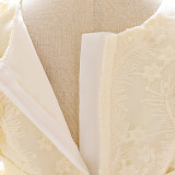 Children's dress fluffy yarn Cascading Ruffles Dress princess dress flower girl first birthday baby Dress