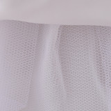 Children's dress fluffy yarn Cascading Ruffles Dress princess dress flower girl first birthday baby Dress