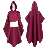 Halloween cos clothing retro medieval knight cape Maxi hooded cloak