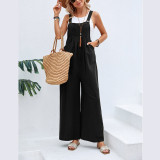 Women Solid Casual Overalls