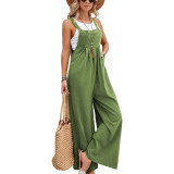 Women Solid Casual Overalls