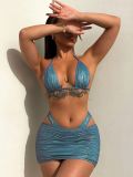 Women swimwear Sexy Three-Piece Bikini