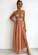 Women Color Block Sequin Mesh Camouflage Dress