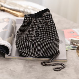 Diamond Bucket Shoulder Multi-Function Portable Evening Bag